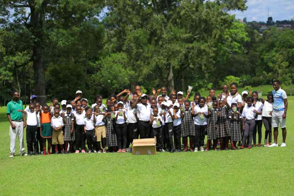 Uganda young golfers boosted with sustainable golf tees from Denmark’s GreenUp